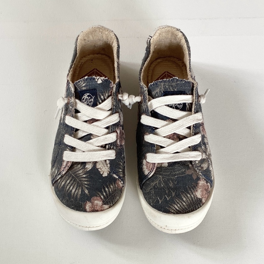 Roxy Floral Canvas Sneakers